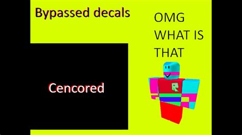 Bypassed Decals Roblox