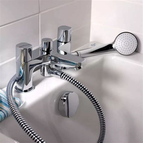 Ideal Standard Tempo Bath Mixer Tap With Shower Handset B Aa Uk