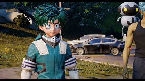 Jump Force Galena Finds Deku Adorable Hd Youtube