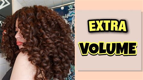 Curly Hair Routine For Extra Volume Tips For Big Bouncy And Defined