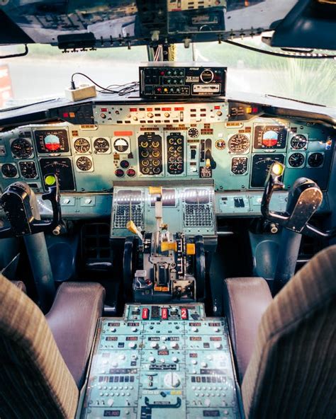 Inside Airplane Pilot Cabin Photo · Free Stock Photo