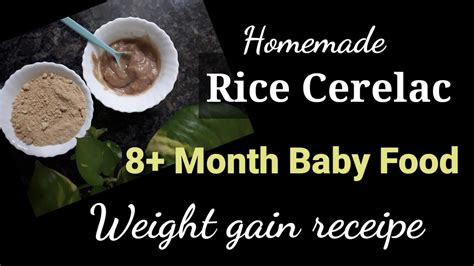 We did not find results for: 8+ month baby food/ Home made Cerelac/ weight gain food ...