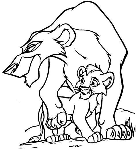 I know love will find a way. had a bit of time to color this doodle / kiara and kovu as humans! Lion King Coloring Pages Kovu at GetDrawings | Free download