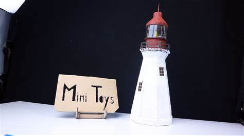How To Make A Lighthouse From Cardboard Diy Cardboard Projects