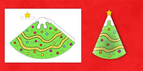 Free Christmas Tree Cone Template Printable Templates