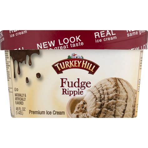 Turkey Hill Premium Ice Cream Fudge Ripple 48 Oz Instacart