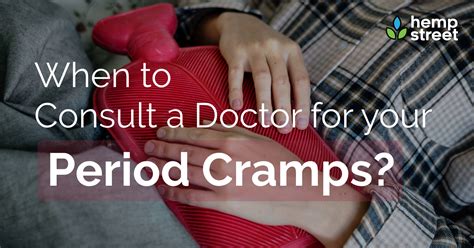 When To Consult A Doctor For Your Period Cramps HempStreet