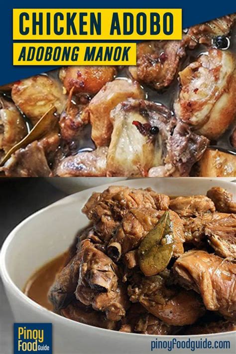 Chicken Adobo Adobong Manok Recipe Pinoy Food Guide Hot Sex Picture