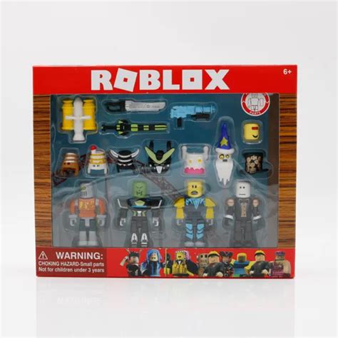 Roblox Robot Riot 4 Figure Pack Mix Match Set Action Figure Toy Kids