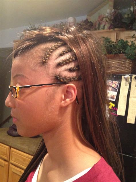 Cornrows Braids Extensions: Mohawks