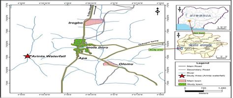 Map Of Ipole Iloro Ekiti State Showing The Location Of Arinta