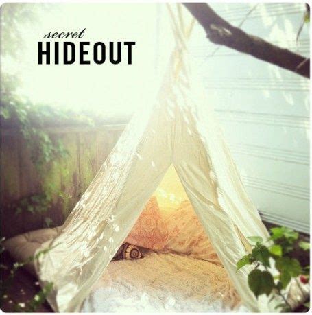 Backyard teepees are ideal for setting up a temporary play area in the backyard and for teaching children about how to erect a tent. secret hideout tent | Teepee kids, Home, Backyard