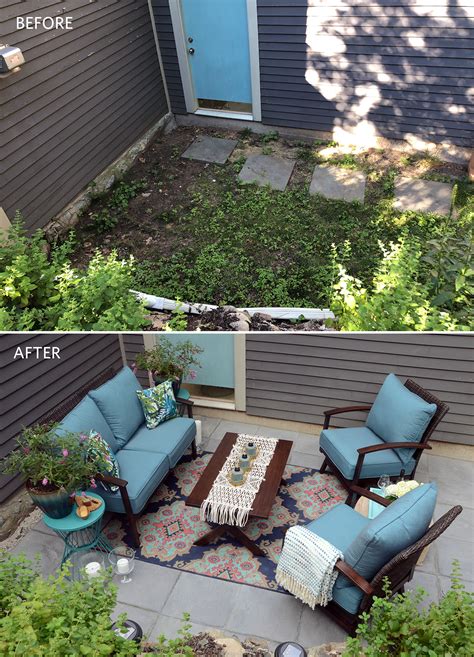 Small Backyard Makeover Before And After Amazing Backyards Ideas