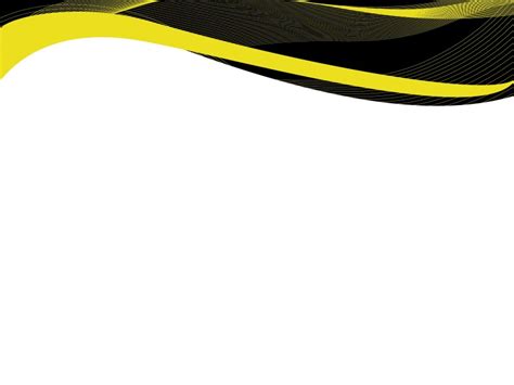 Black With Yellow Powerpoint Templates Abstract Black Yellow Free