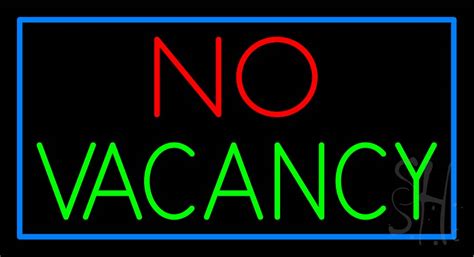 Yesno Vacancy Animated Led Neon Sign Business Neon Signs