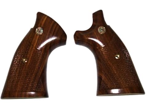 Smith And Wesson Factory Grips Sandw K L Frame Square Butt Checkered