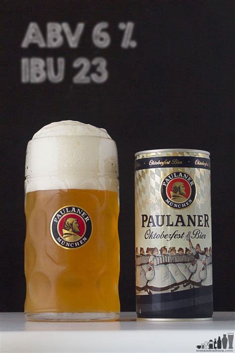 Vaso cerveza hannen alt aniversario glass bierglas alemania german beer bier 0,2. Paulaner Oktoberfest Bier de Paulaner Brauerei (Alemania ...