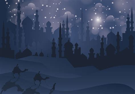 Free Arabian Nights Vector Illustration 124891 Vector Art At Vecteezy