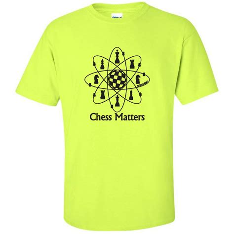 Wit T Shirt Chess Matters Black Chess Atom Chess T Shirt Men