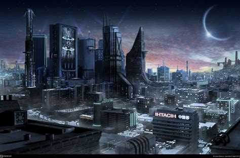 Future Futuristic City Cyberpunk City Fantasy City