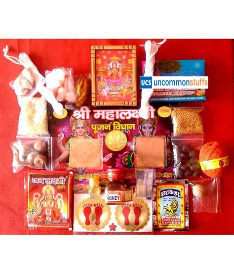 Buy Uncommon Stuffs Diwali Pooja Kit With Diwali Pujan Method Book