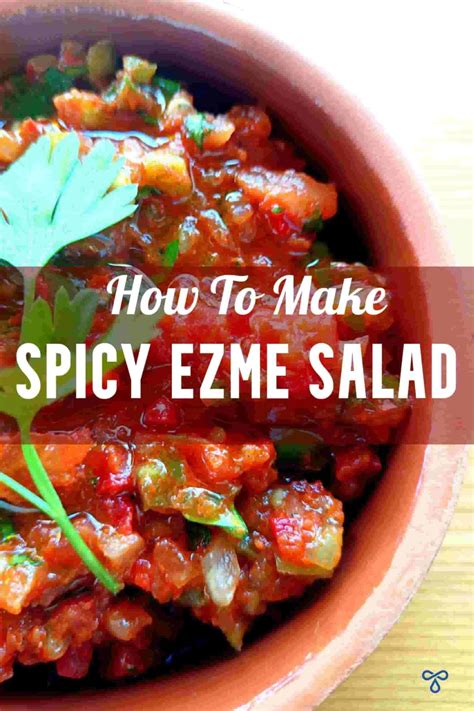 Antep Ezme Recipe Hot Spicy Turkish Tomato Salad