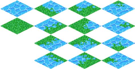 Isometric World Tilesets 32 X 64 By Rhaskia