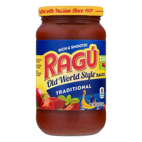 Ragu Sauce Traditional Old World Style 14 Oz Instacart