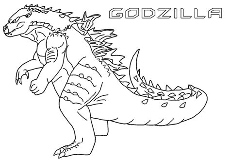 Godzilla Coloring Pages 100 Printable Coloring Pages