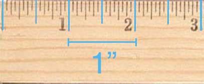 You can replicate the same system when measuring larger lengths, but in those instances, the measurements will move into meters and feet. How to Read a Ruler - Inch Calculator