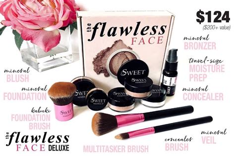 The Flawless Face Deluxe Flawless Face Pure Makeup Minerals Makeup