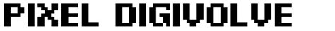 Pixel Digivolve Font By Pixel Sagas Fontriver