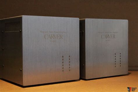 Carver Model M400t Power Amplifier X 2 Photo 2683610 Us Audio Mart
