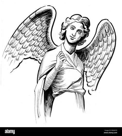Statue Of Angel Stock Photo Alamy