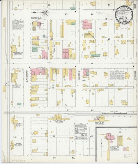 Sanborn Fire Insurance Map From Minier Tazewell County Illinois