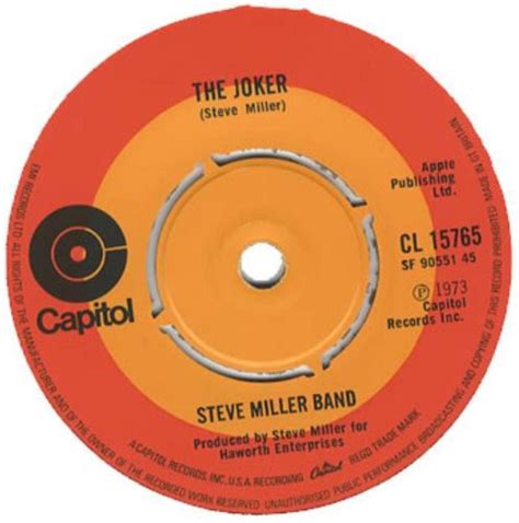 Steve Miller Band The Joker Lp Music