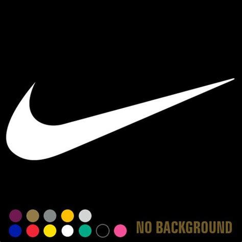 Nike Swoosh Logo Vinyl Decal Sticker Car Window By GraphxFactory