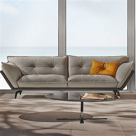 Hollywood • Sofa And Sectionals • Perlora Furniture • Pittsburgh Pa Modern Leather Sofa