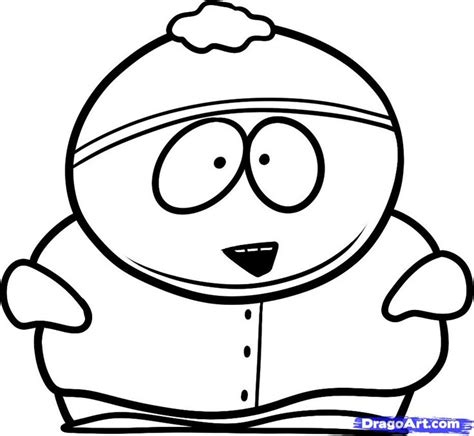 How To Draw Cartman Step By Step South Park Characters Cartoons Draw Cartoon Characters