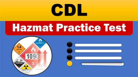 Cdl Hazmat Practice Test Hazardous Material Endorsement Exam