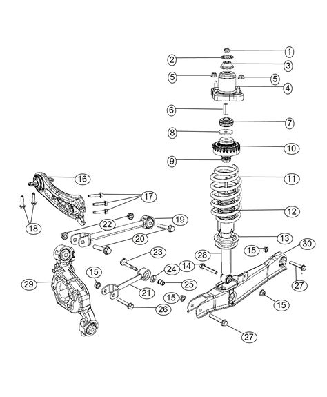 Dodge Journey Knuckle. Rear. Left. Suspension, module - 68083245AE