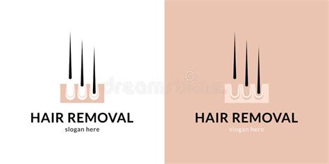 Stylish Hair Removal Logo Stock Vector Illustration Of Head 232404404