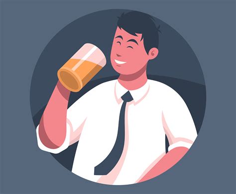 Guys Drinking Beer Illustration 273950 Vector Art At Vecteezy