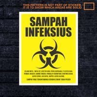 Kotoran manusia dan hewan juga termasuk. Jual stiker rumah sakit sticker label tong sampah medis infeksius WSKPC255 - Kota Bekasi ...