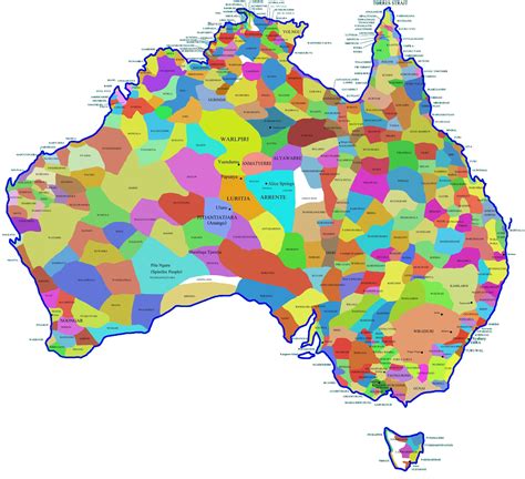 Australia Aboriginal Tribes Map Connection And Wellbeing Australia CAWA