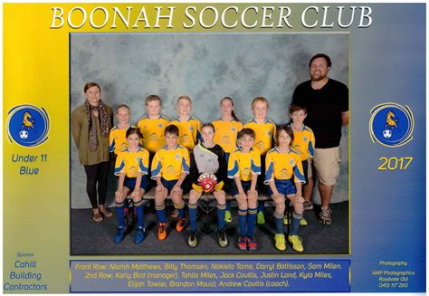 2017 Team Gallery Boonah Soccer Club Soccer And Futsal Inc