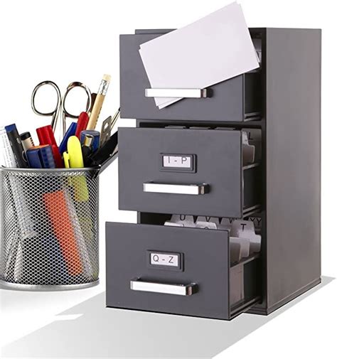 The amazon business prime american express card can earn 5% back on u.s. Amazon.com : Mini File Cabinet Business Card Holder 3 ...
