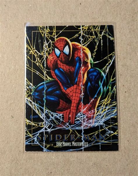 Mavin 1992 Skybox Marvel Masterpieces Spiderman Promo Card Artist Joe