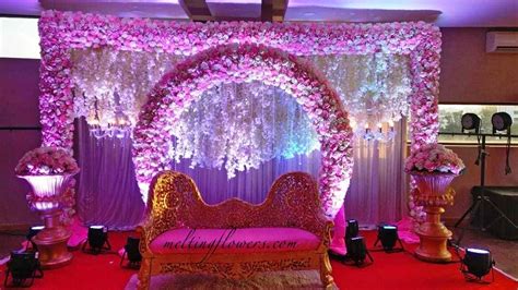 Floral Backdrops For Chennai Weddings Wedding Decorations Flower