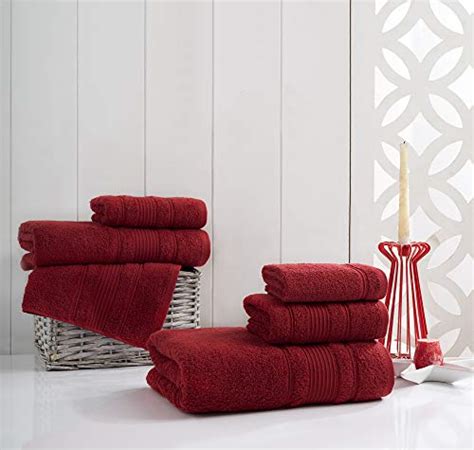 Qute Home 4 Piece Hand Towels Set 100 Turkish Cotton Premium Quality